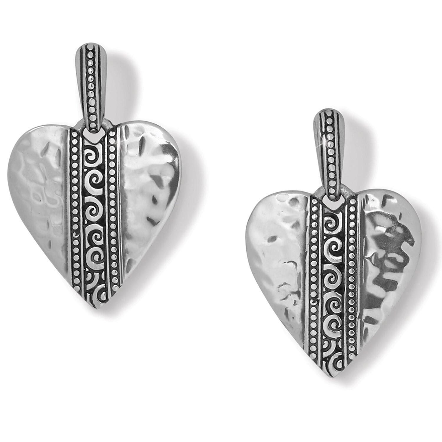 Mingle Adore Post Drop Earrings - Silver