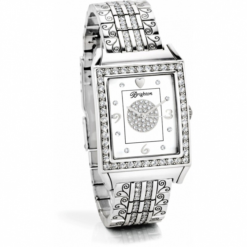 Diamond Bar Watch - Silver
