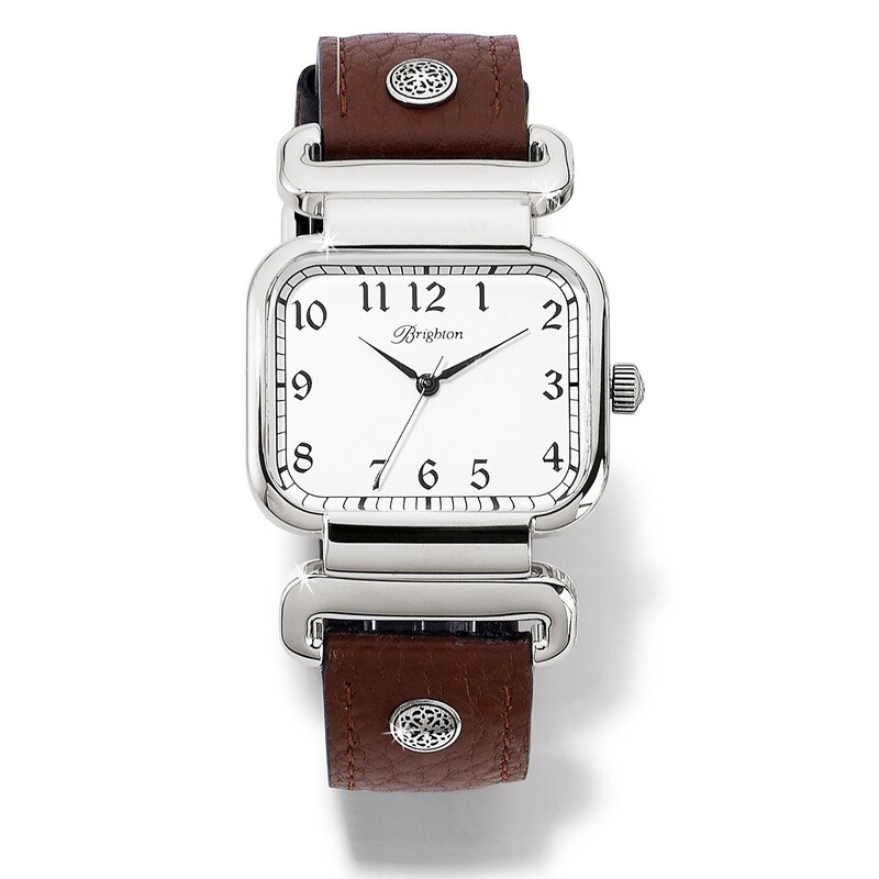 Montecito Reversible Watch - Black/Brown