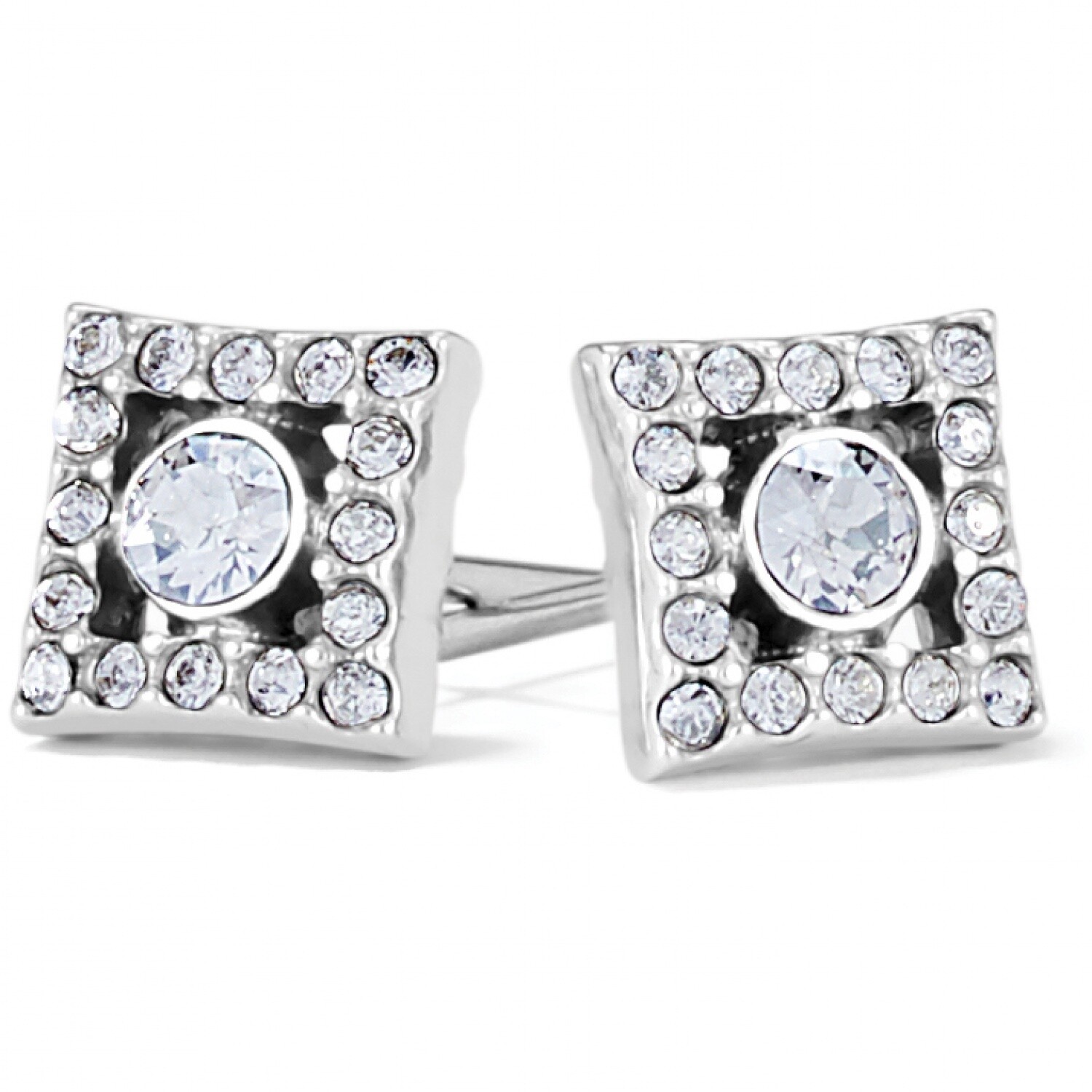 Illumina Diamond Post Earrings - Silver