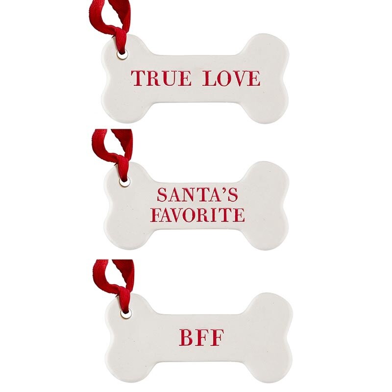 Ornament Set 3-pcs. - Fave/Love/BFF