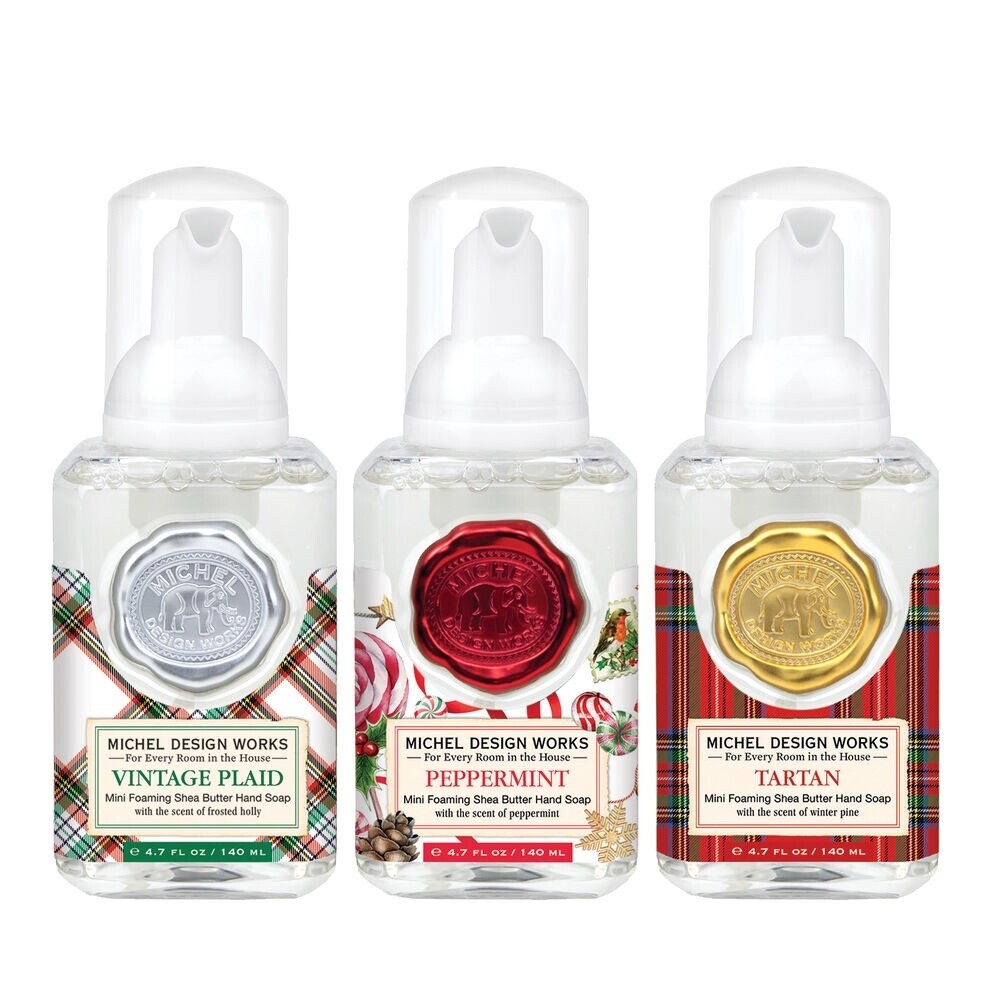Mini foaming hand soap set: Holiday Cheer