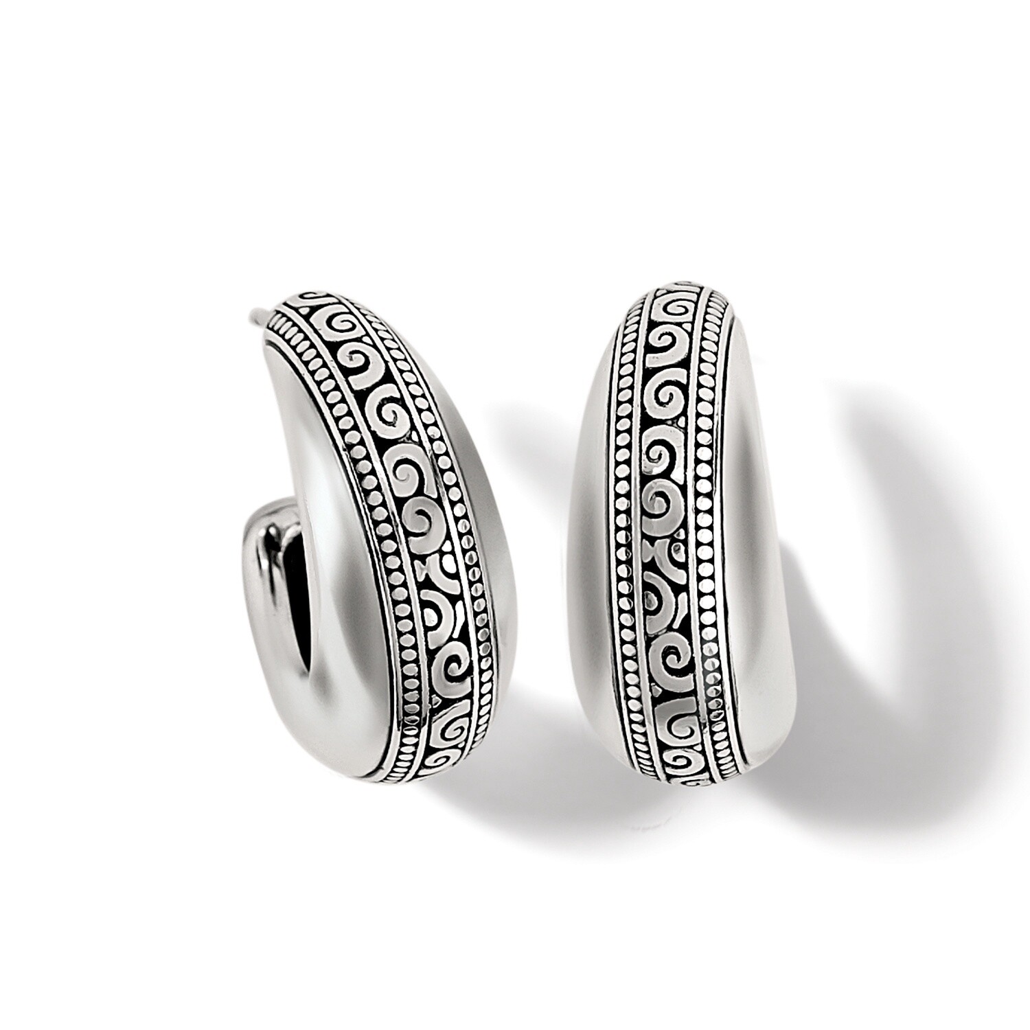 Mingle Adore Hoop Earrings - Silver