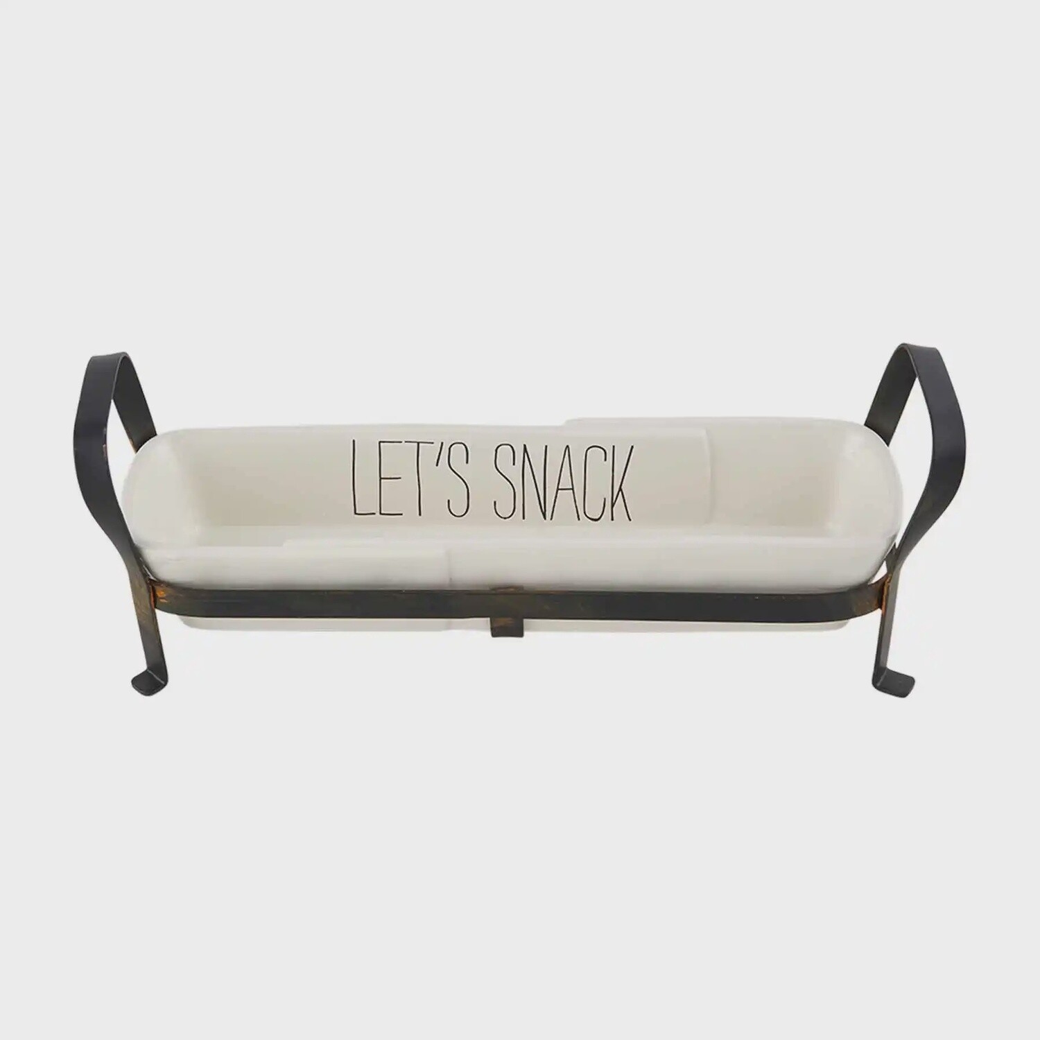 LET&#39;S SNACK DISH STAND SET