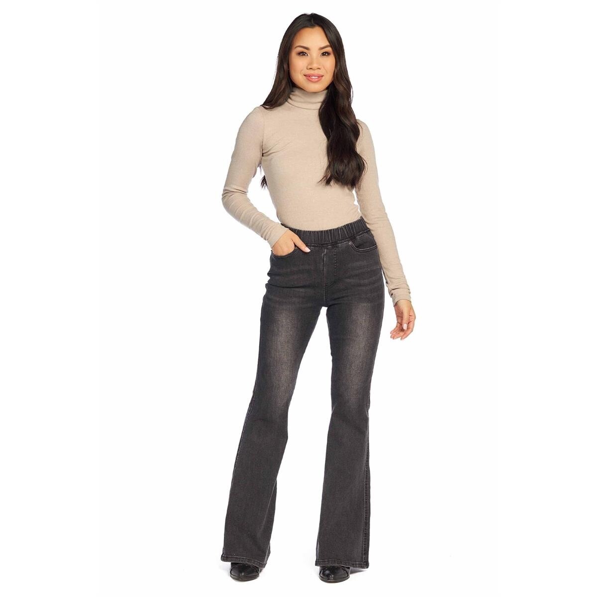 Sicily Flare Jeans Black