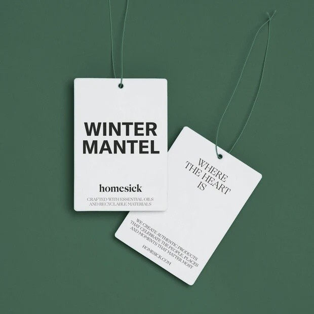 Winter Mantel Car Freshener