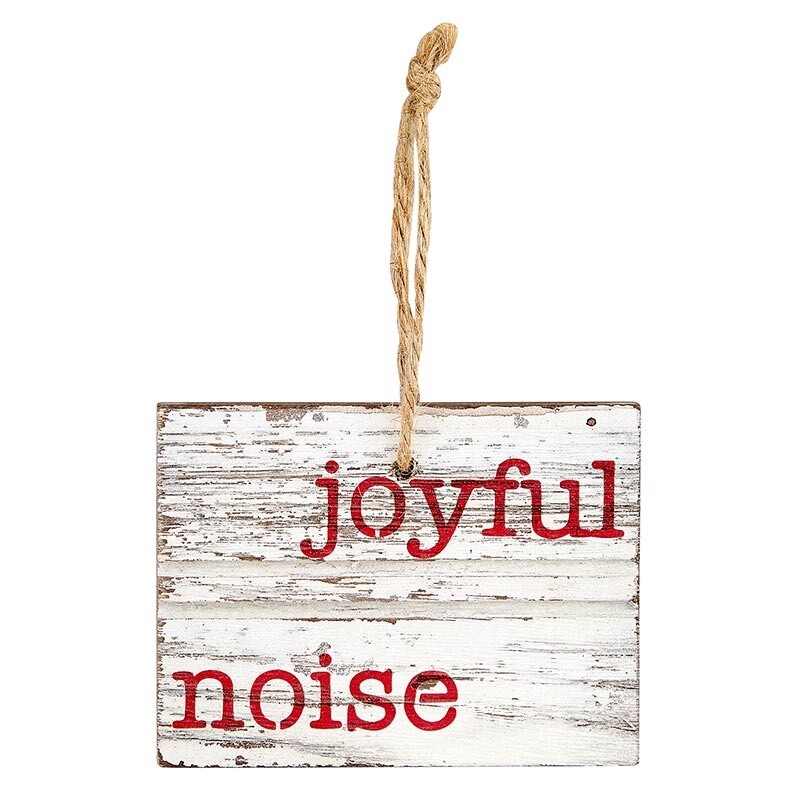 Wooden Ornament - Joyful Noise