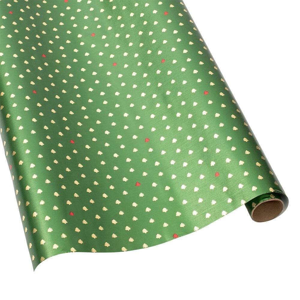 Tiny Trees Gift Wrapping Paper in Green &amp; Red