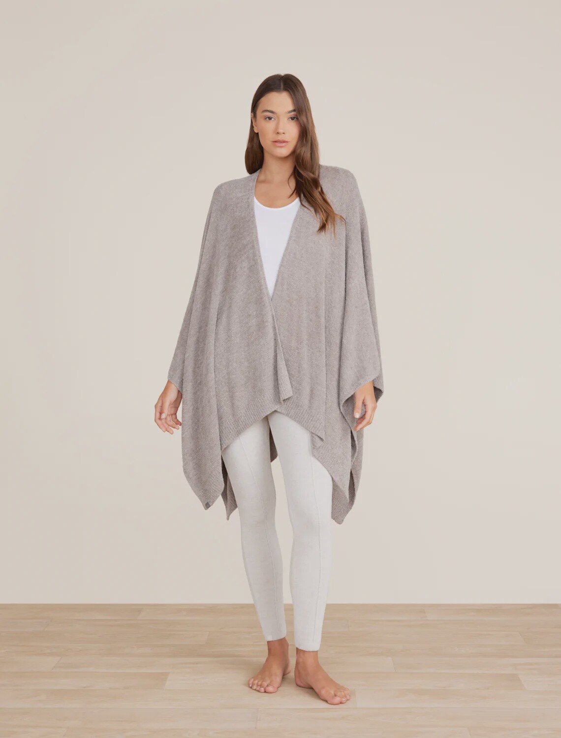 CCL HEATHERED WEEKEND WRAP PEWTER PEARL