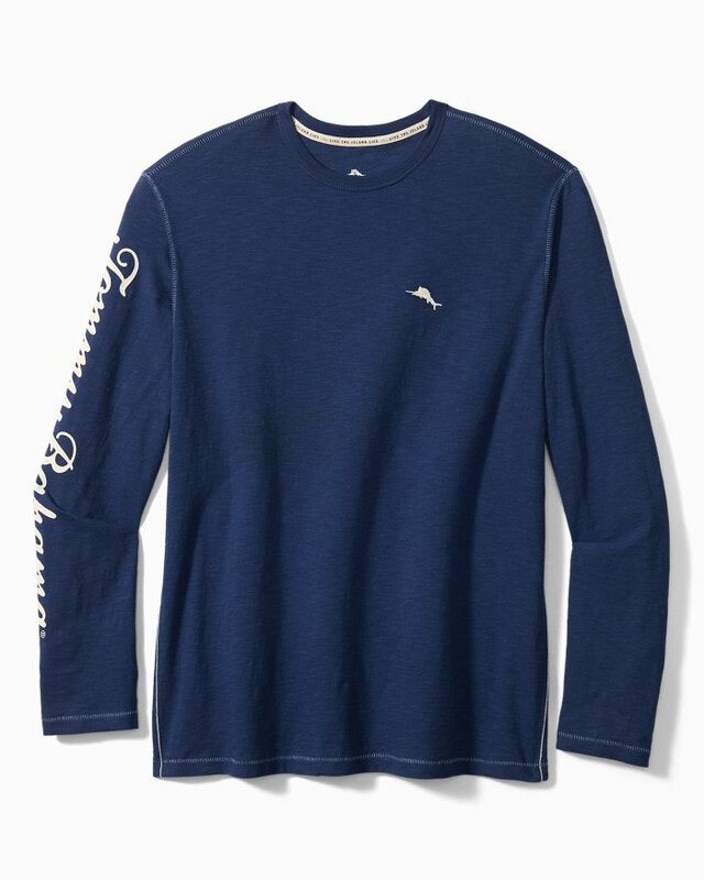 Azul Fronds Billboard Lux Long-Sleeve T-Shirt