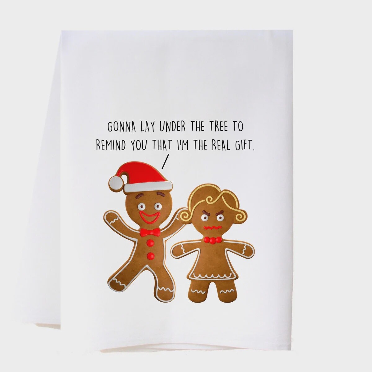 I&#39;M THE REAL GIFT FLOUR SACK TOWEL