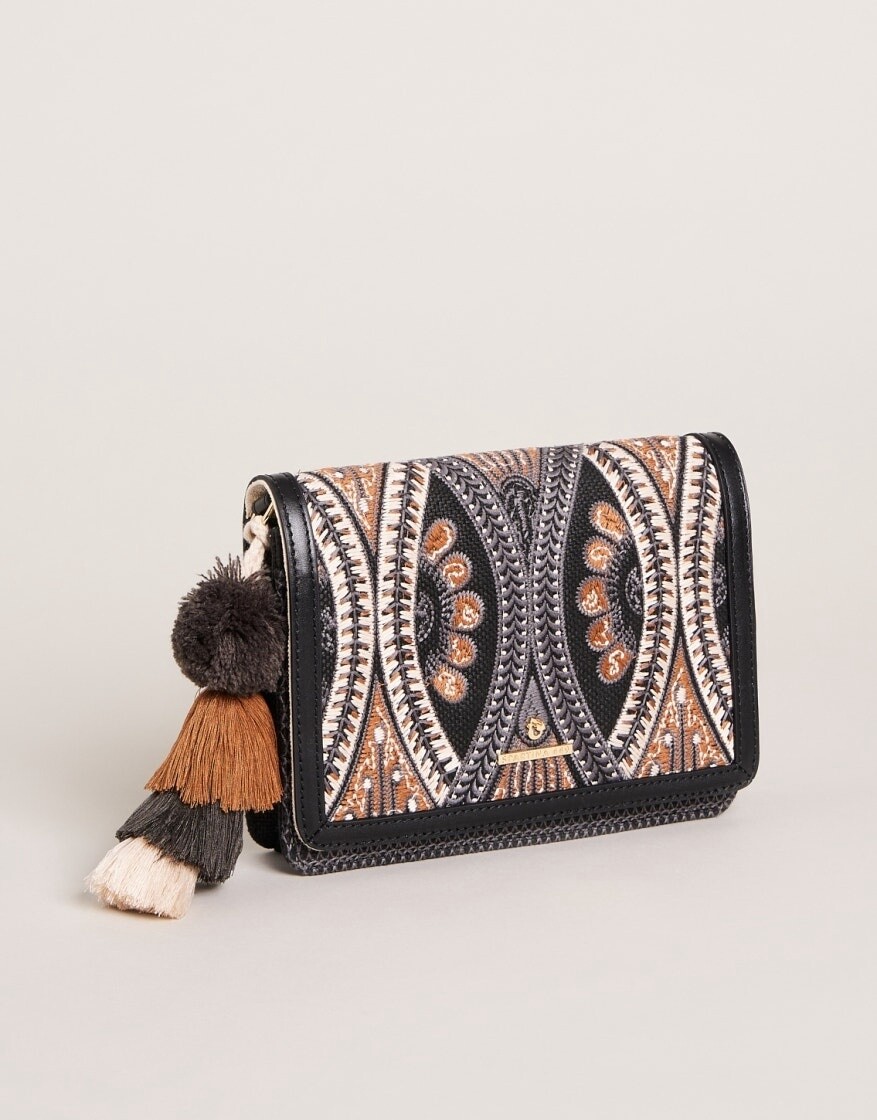 BELLINGER BATIK CLUTCH CROSSBODY