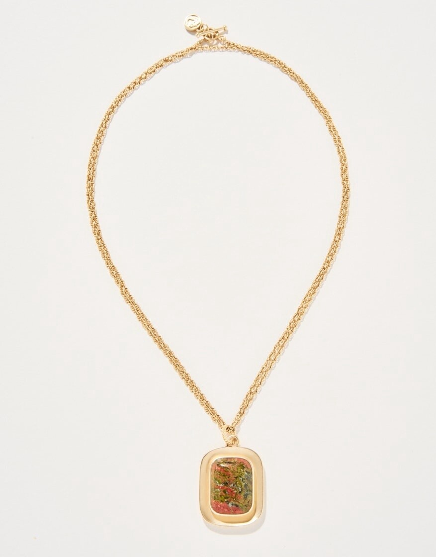 MASON NECKLACE UNAKITE