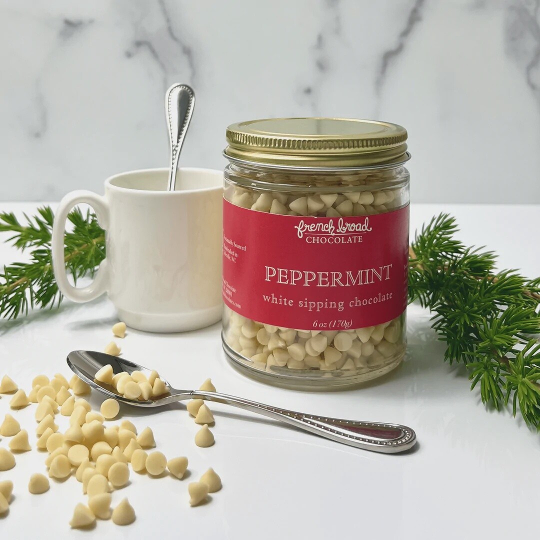 Peppermint White Sipping Chocolate