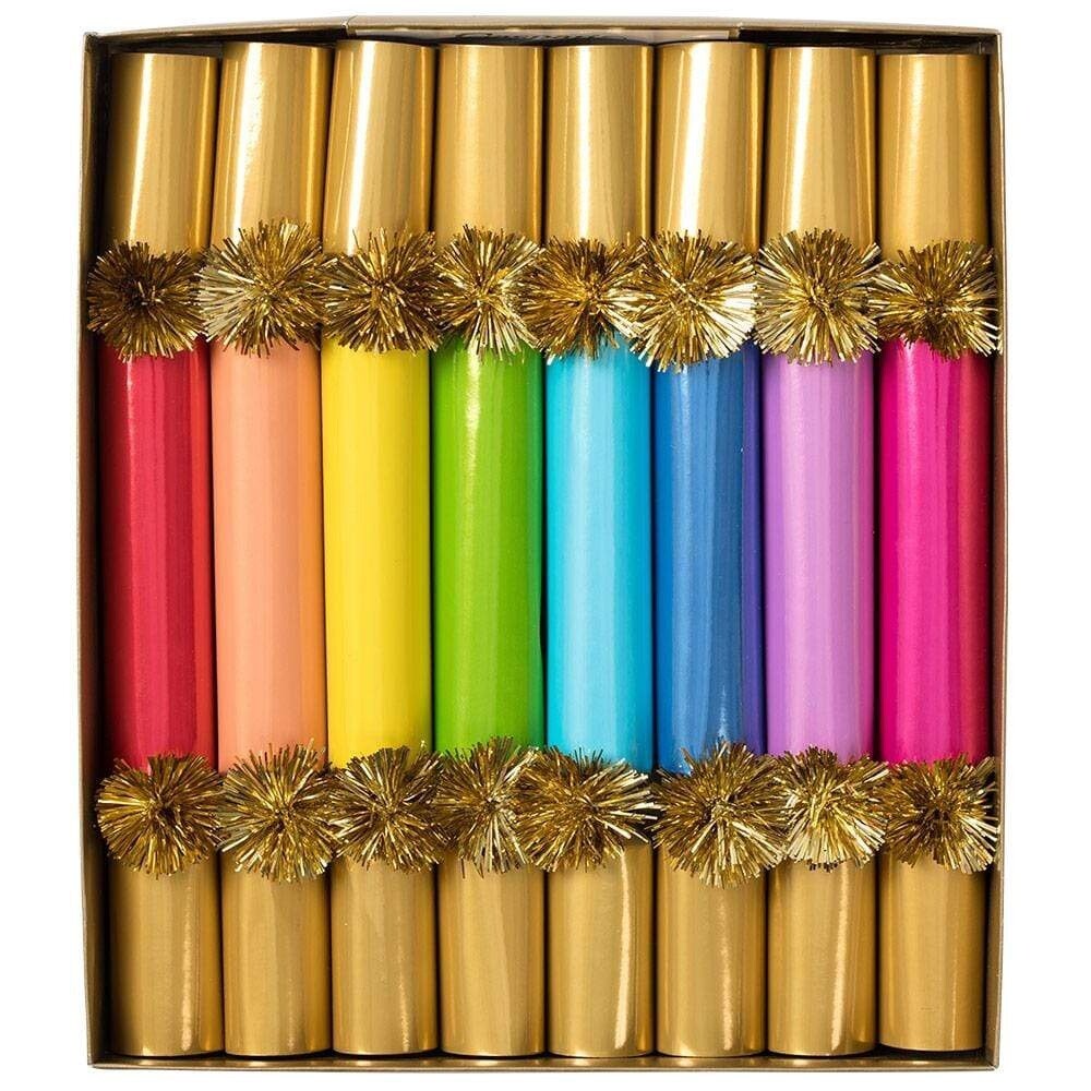 Color Palette Slim Celebration Crackers - 8 Per Box
