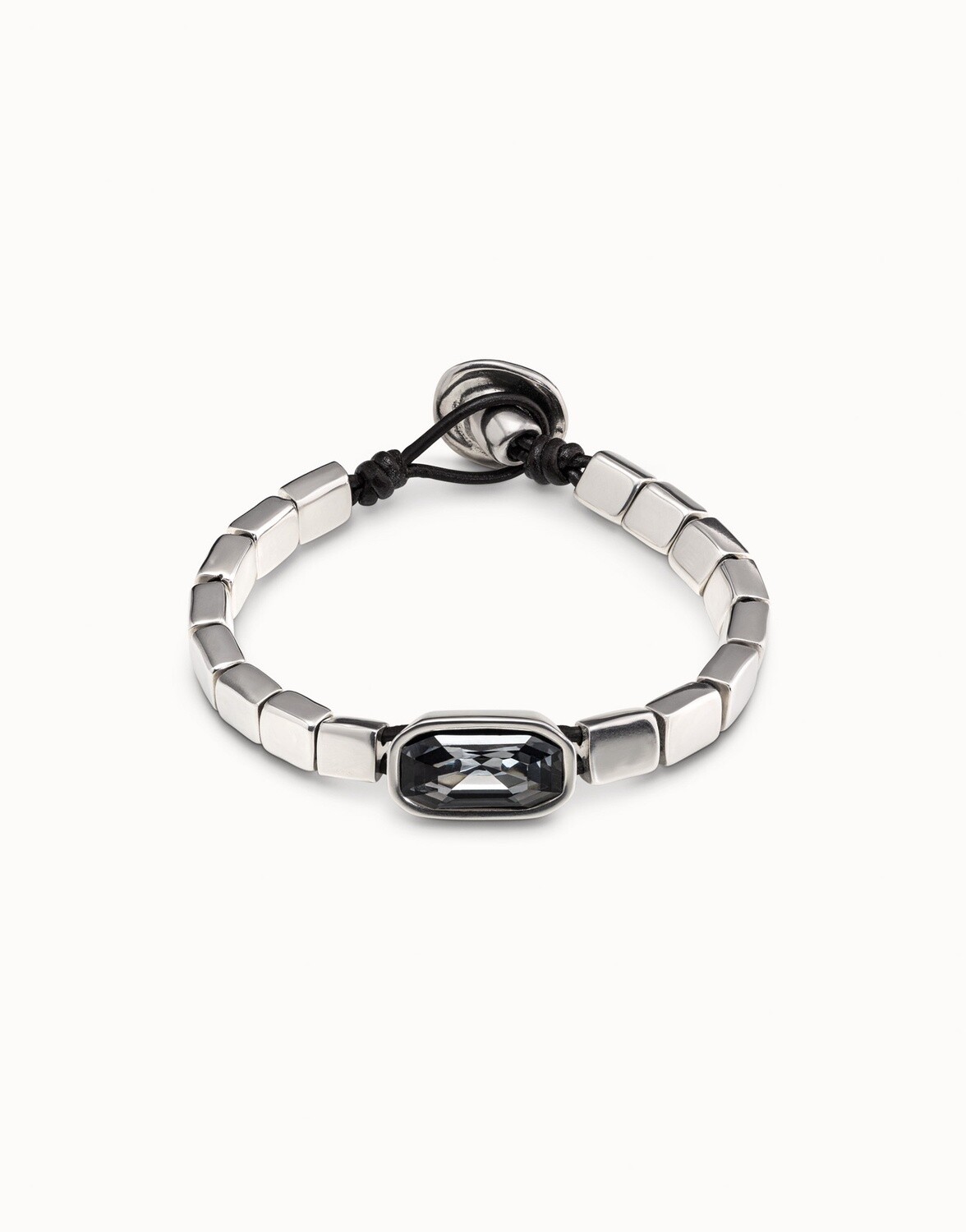 Anaconda Bracelet - Gray Crystal