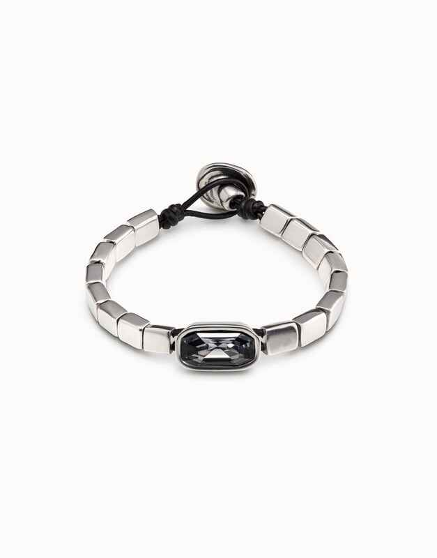 Anaconda Bracelet - Gray Crystal