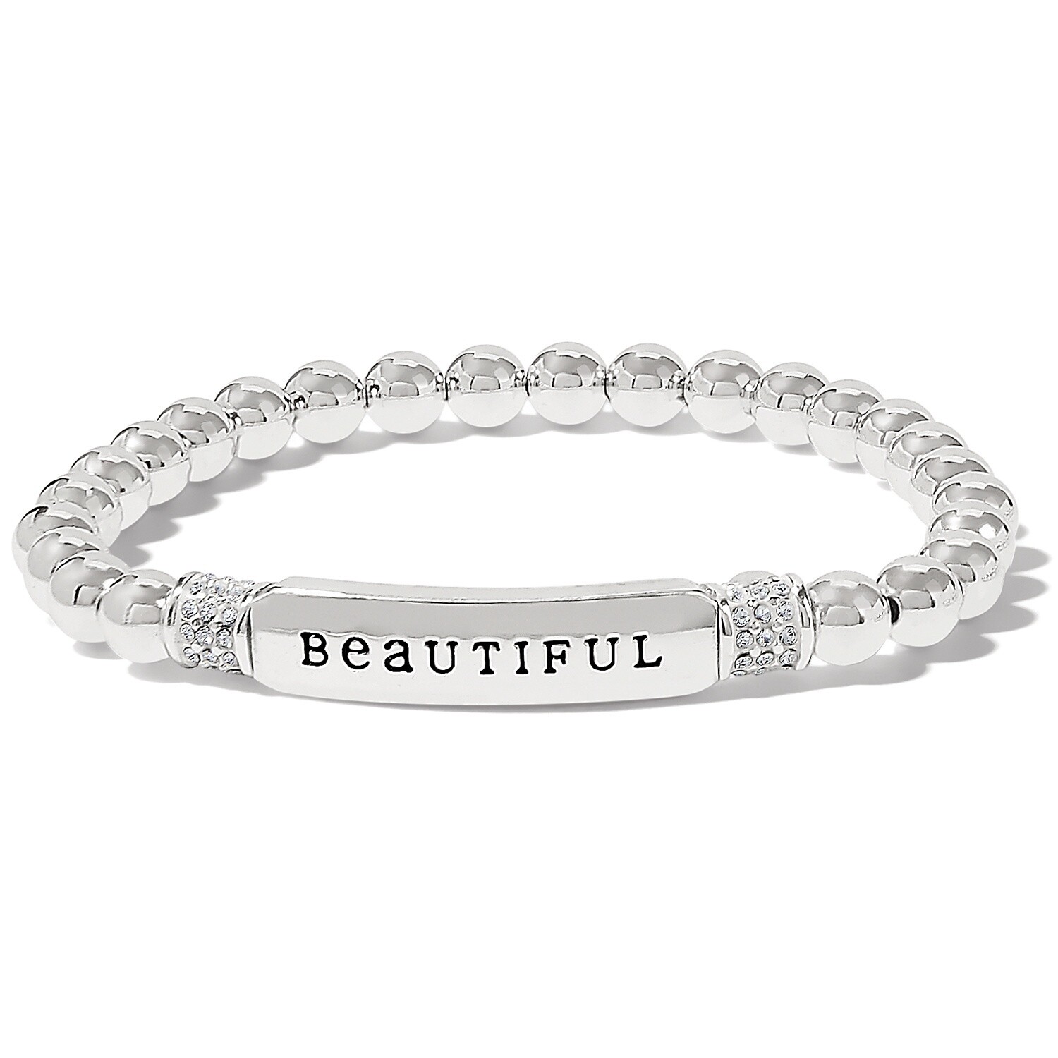 Meridian Beautiful Pt Stretch Bracelet