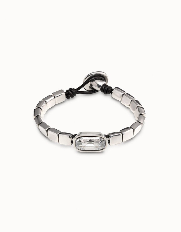 Anaconda Bracelet - White Crystal