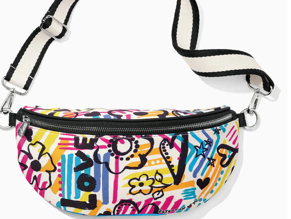DNR-Graffiti Love Cross Body Belt Bag - GWP