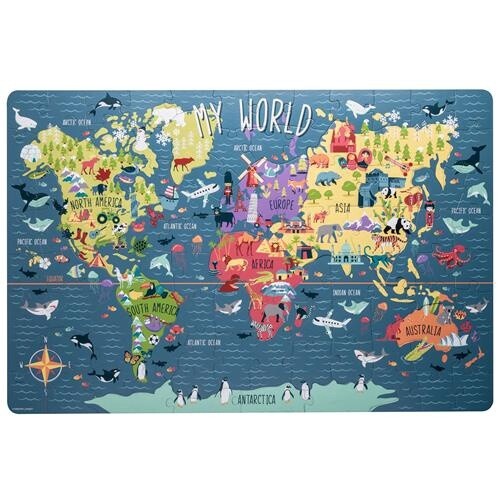 WORLD FLOOR PUZZLE