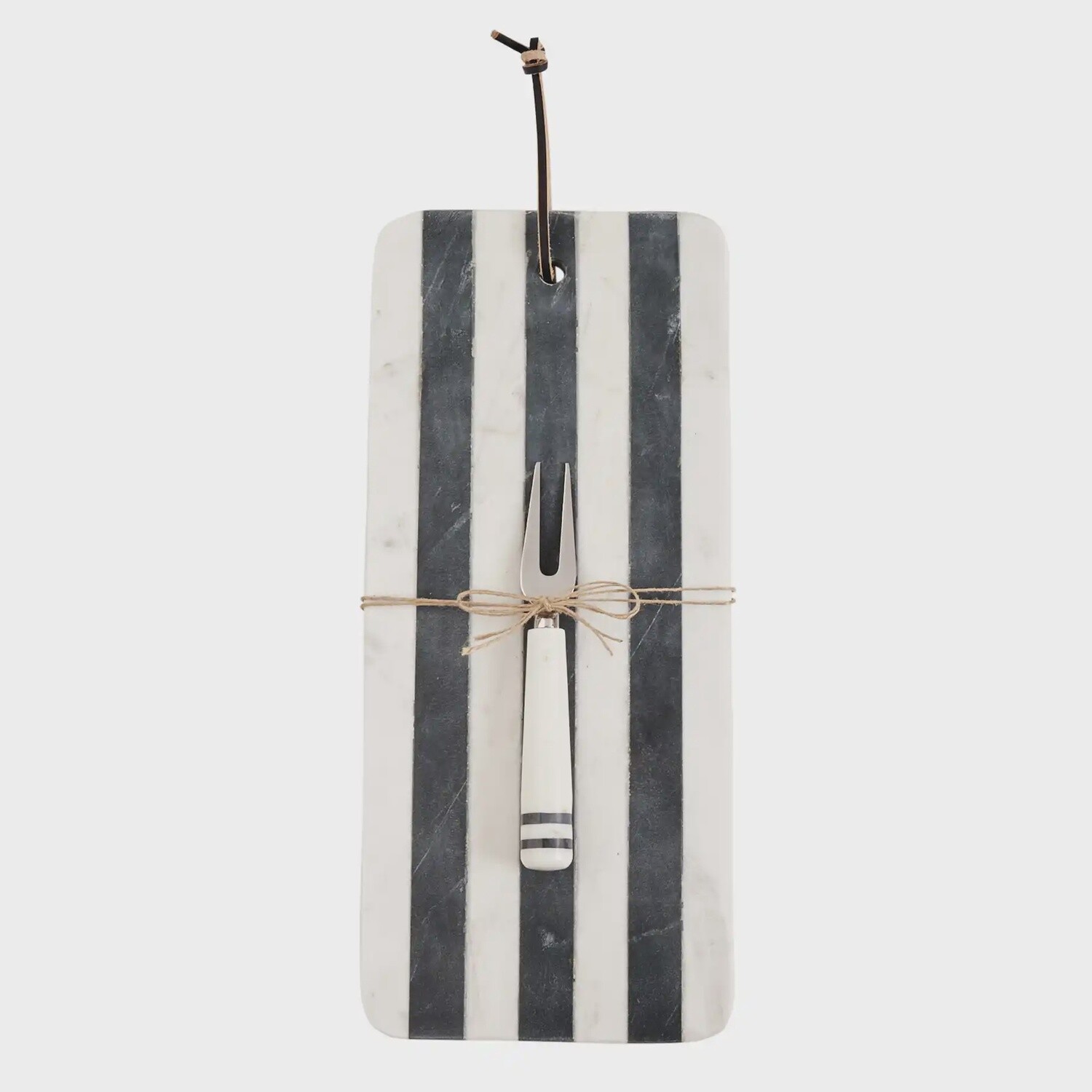 LONG STRIPE MARBLE BOARD SET