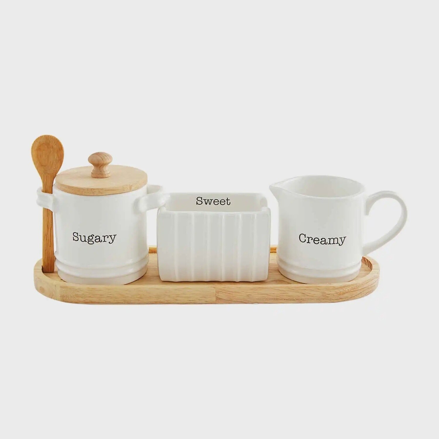 Ceramic Cream and Sugar Set