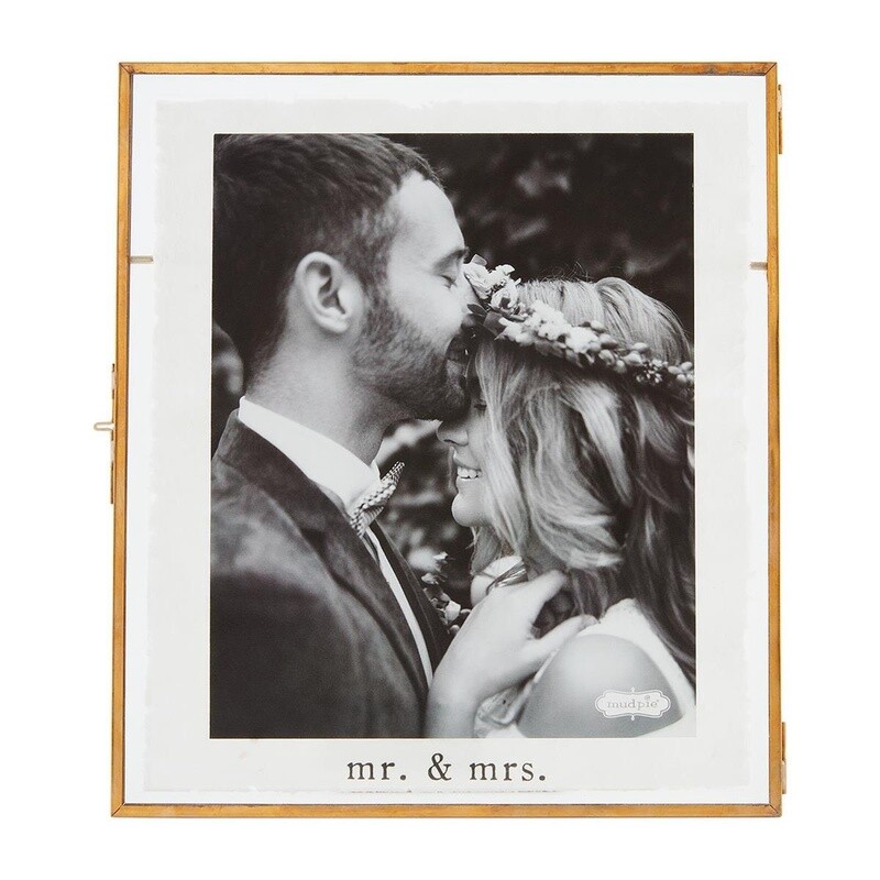 Large Mr. &amp; Mrs. Glass Frame