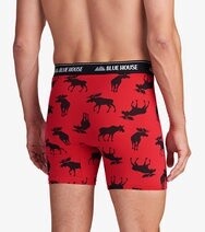 Moose on Red boxer