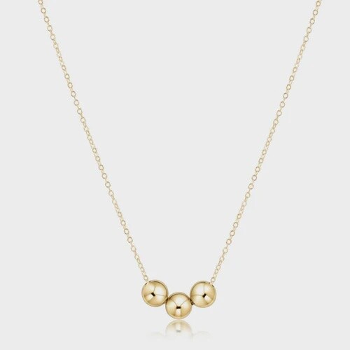 16&quot; Necklace Gold - Joy 6mm