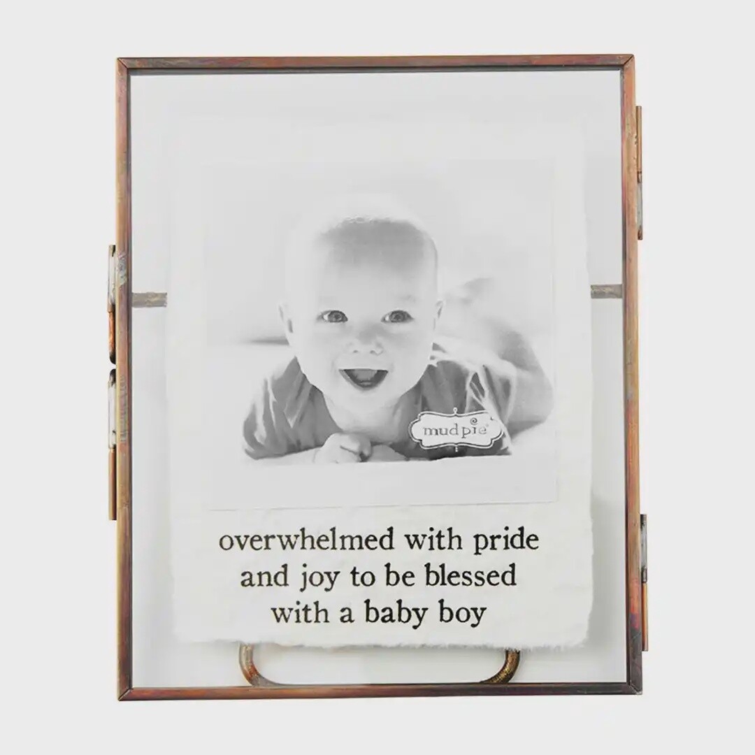 Baby Boy Brass Frame