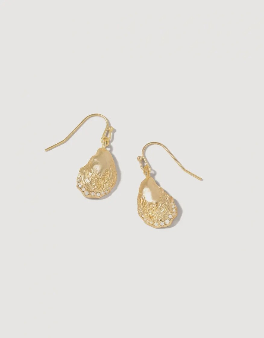 OYSTER DROP EARRINGS