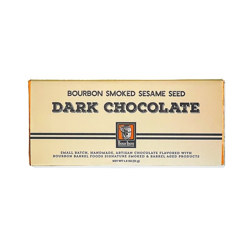 Bourbon Smoked Sesame Seed Dark Chocolate