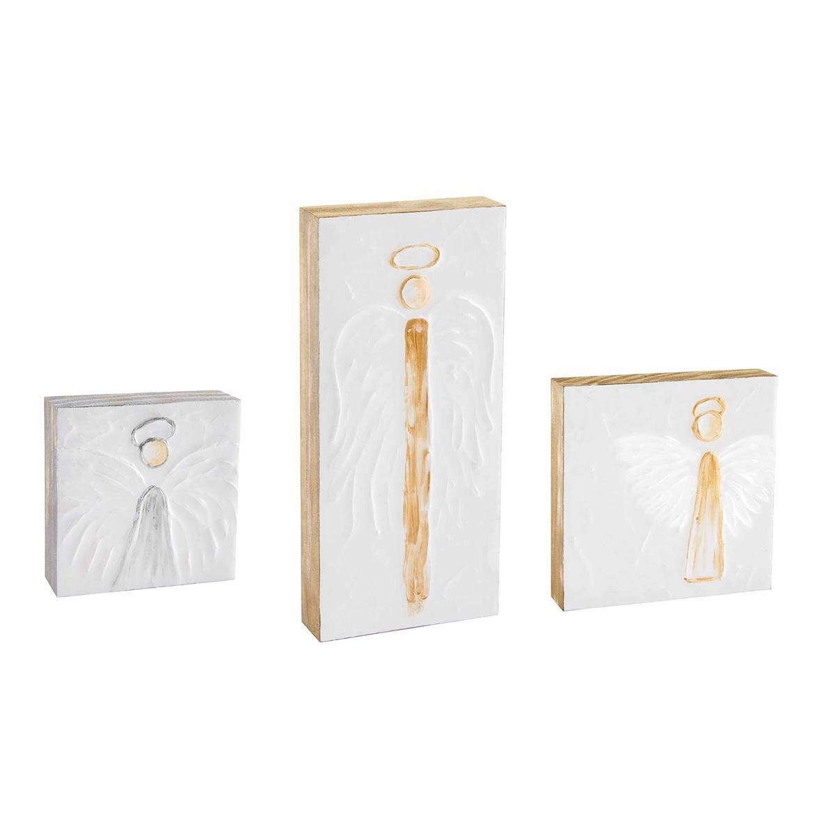 Large Angel Block Plaque
