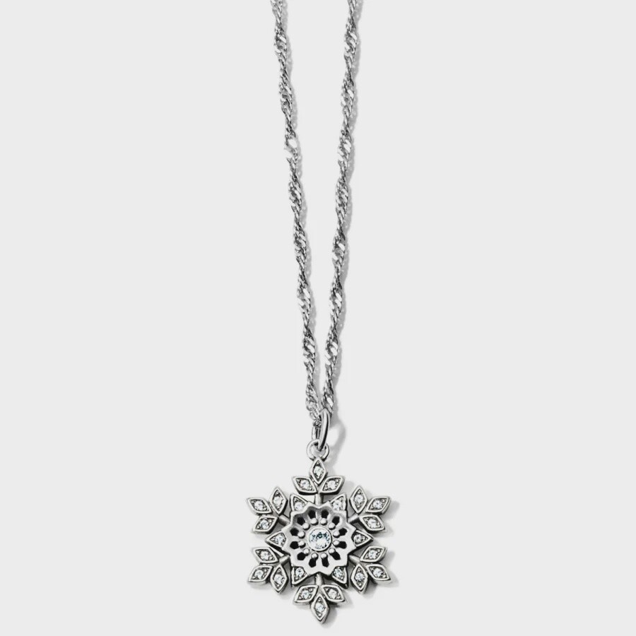 Glint Snowflake Necklace