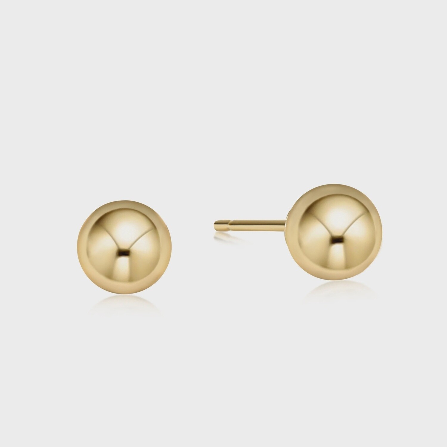 Classic 8MM Ball Stud Gold