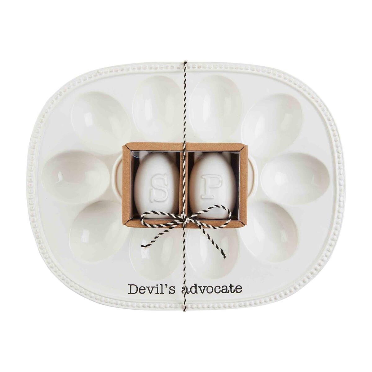Deviled Egg Tray &amp; Salt/Pepper Set