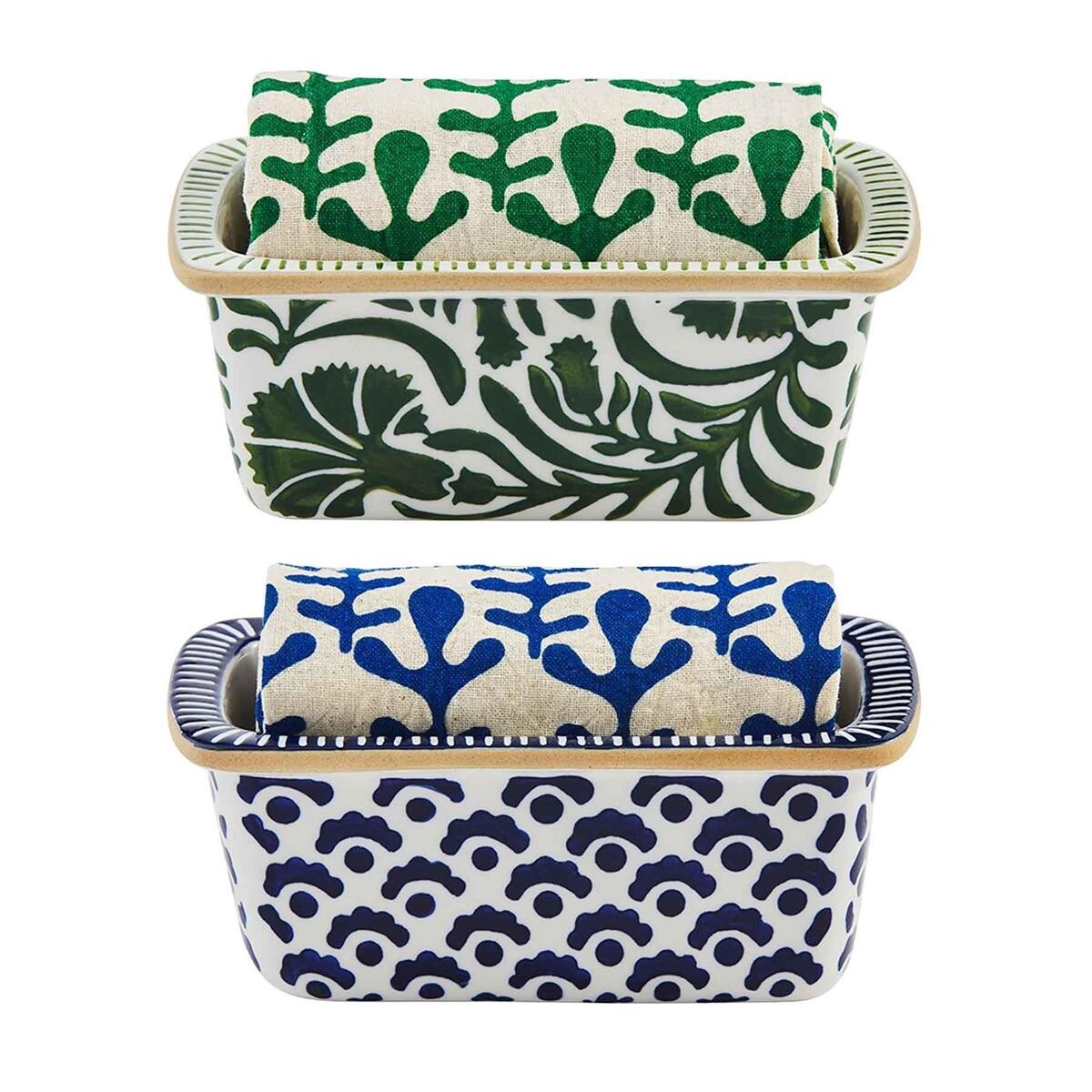 Blue Indigo Mini Loaf Set