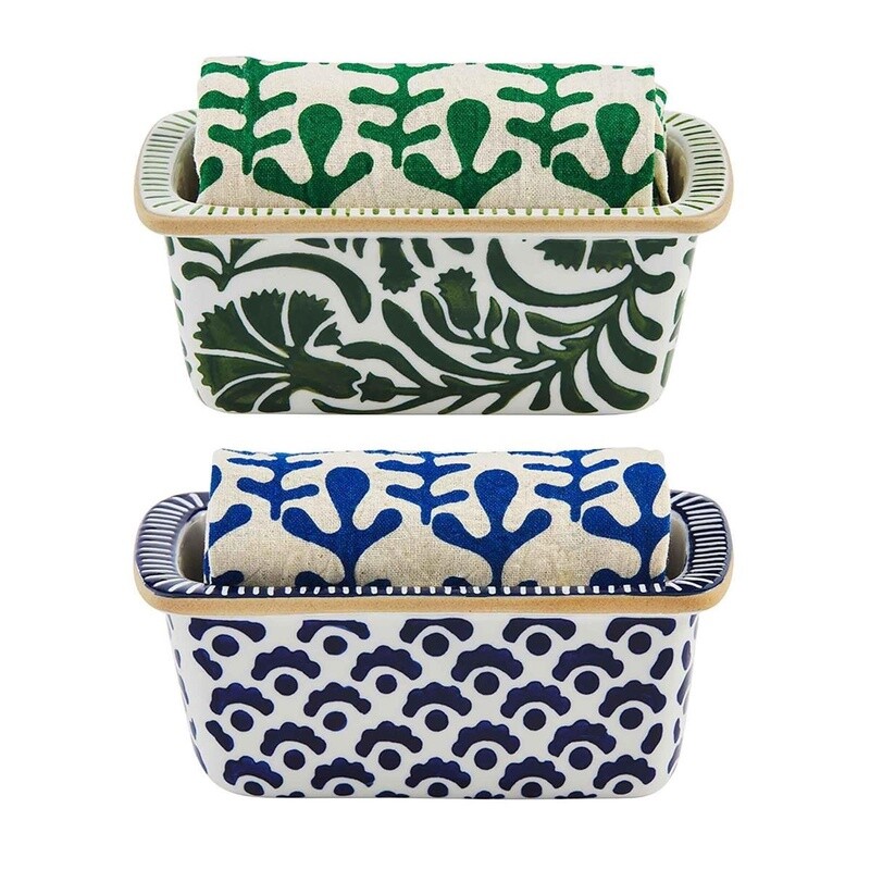 Blue Indigo Mini Loaf Set