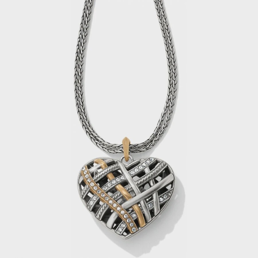 Neptune&#39;s Rings Convertible Reversible Heart Necklace