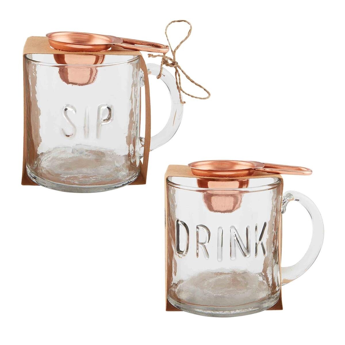 Sip Glass Coffee Mug Set