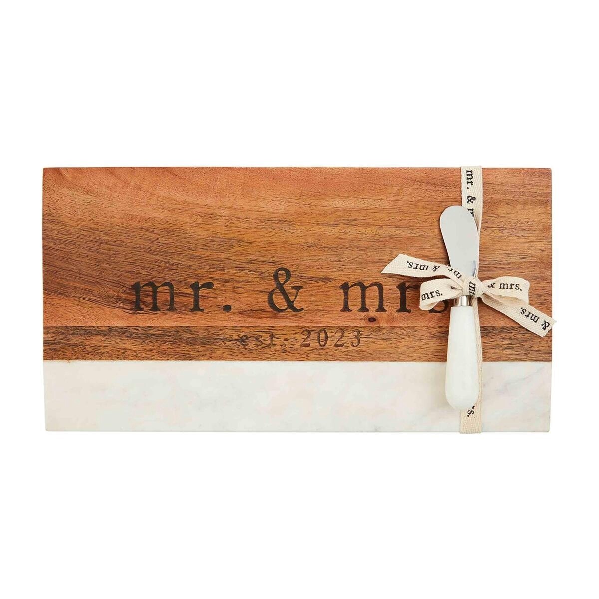 Mr. &amp; Mrs. Est. 2023 Board Set