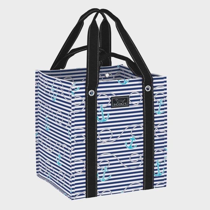 BAGETTE MARKET TOTE - ANCHORS AWAY