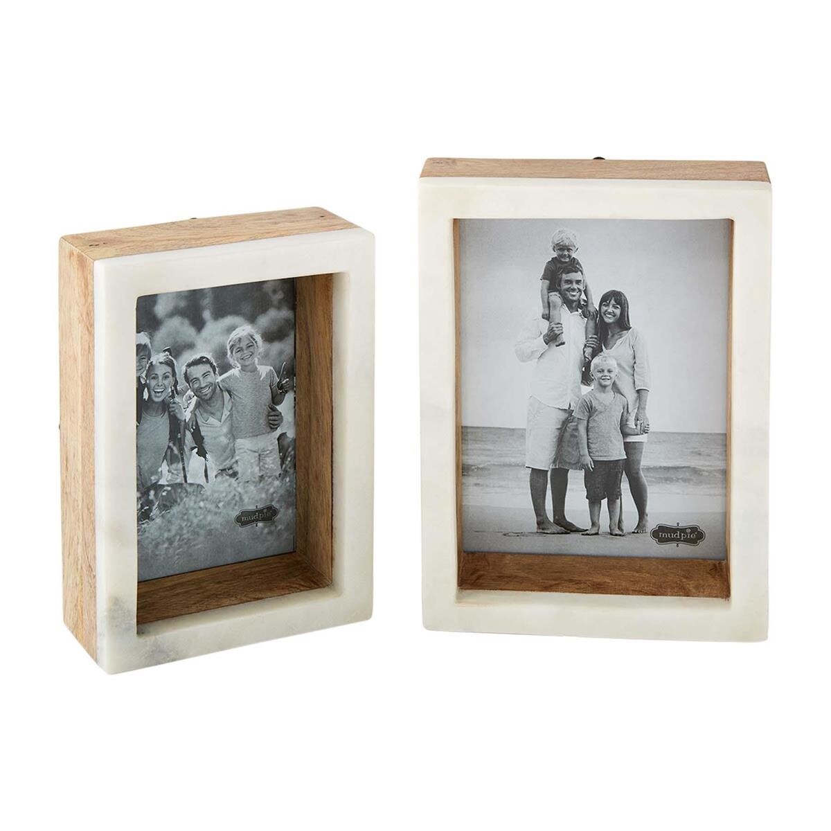 4x6 Wood Marble Shadow Box Frame