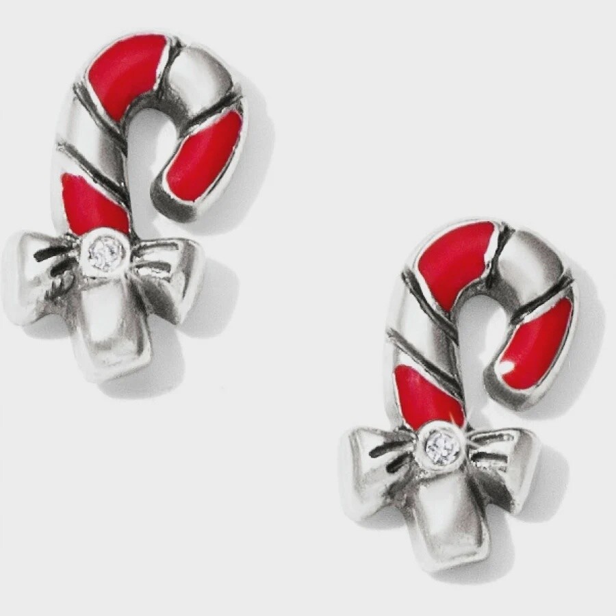 Christmas Candy Cane Mini Post Earrings