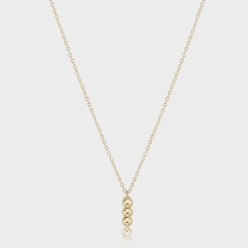 16" Necklace Gold Joy Gold Charm
