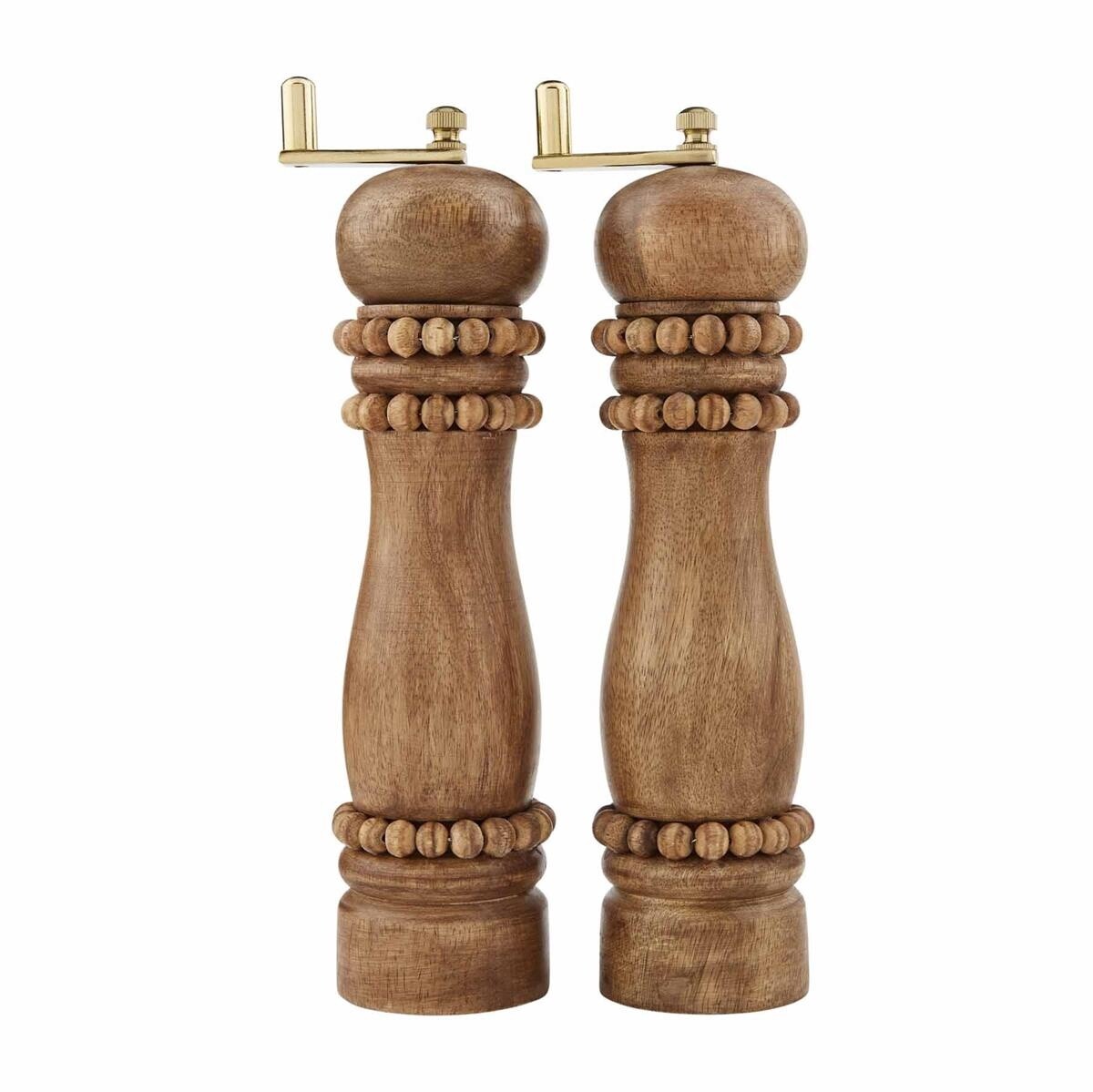 Beaded Salt &amp; Pepper Grinder Set