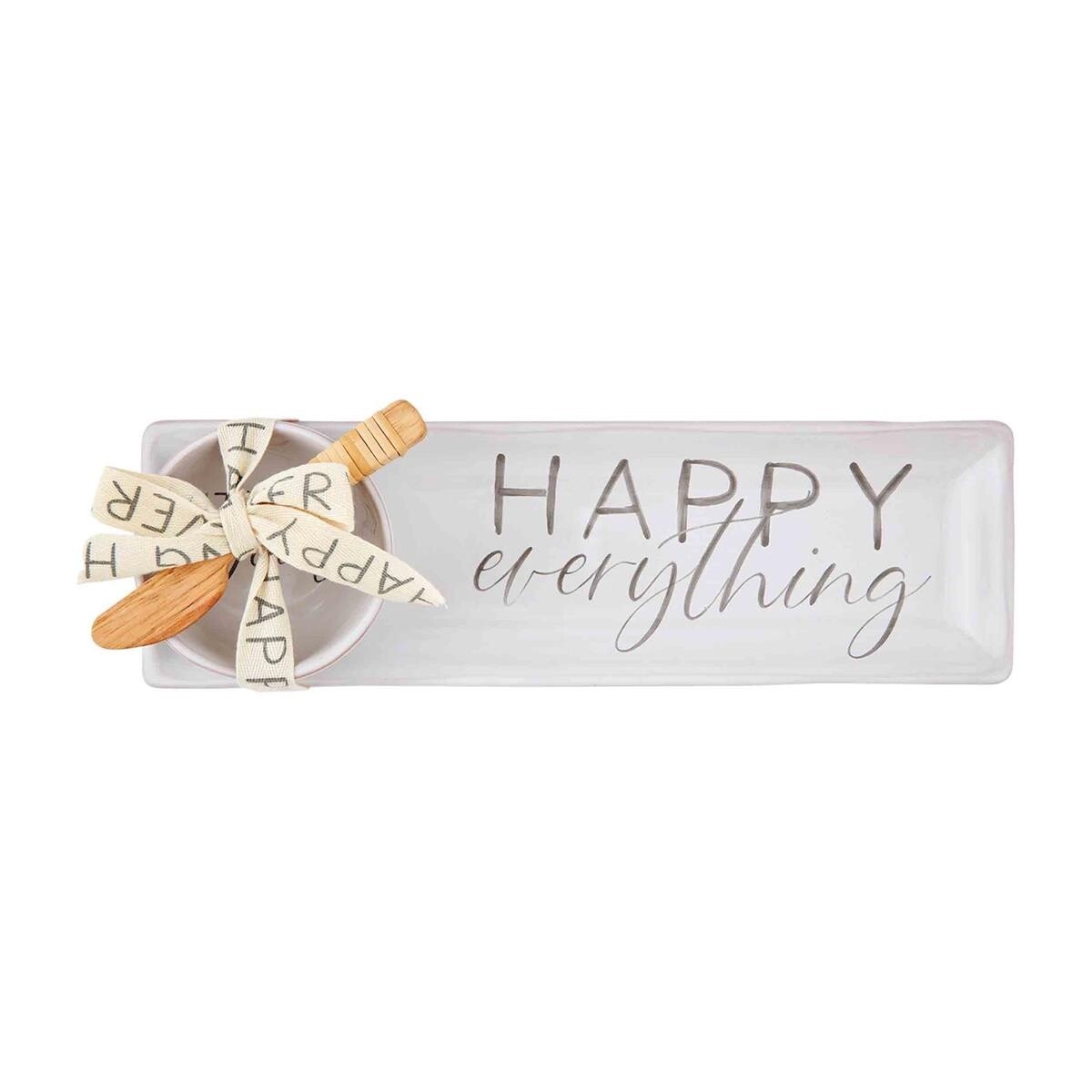 HAPPY EVERYTHING TRAY AND DIP SET