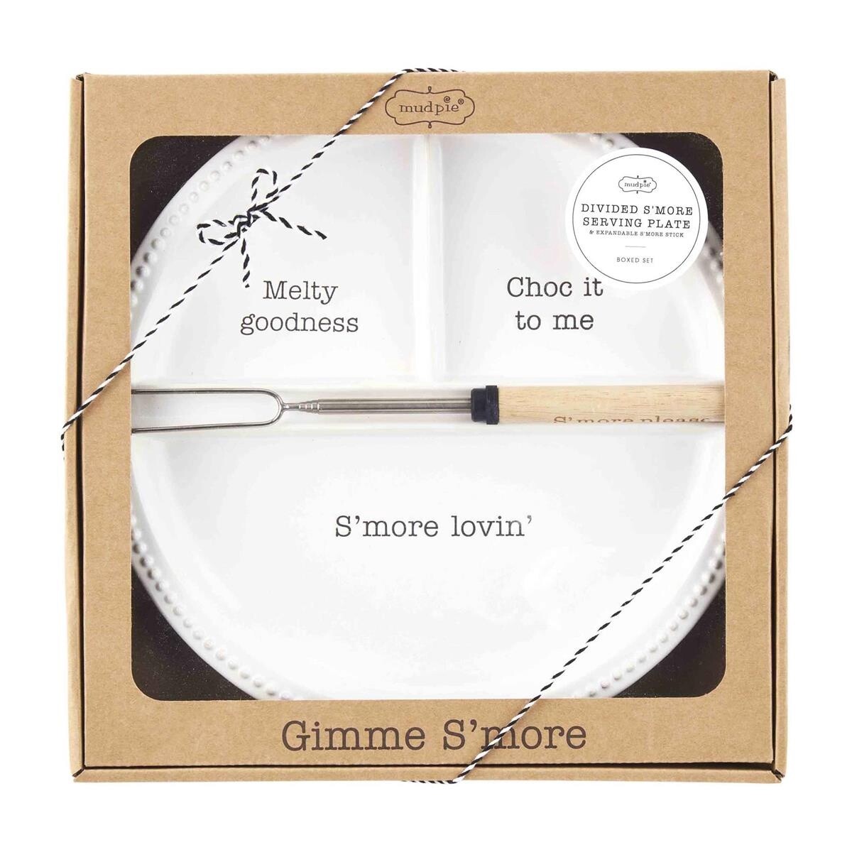 S&#39;mores Plate &amp; Skewer Set