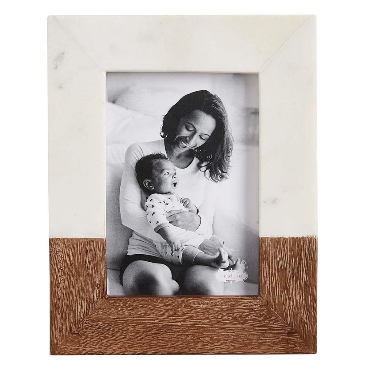 Large Wood &amp; Marble Frame